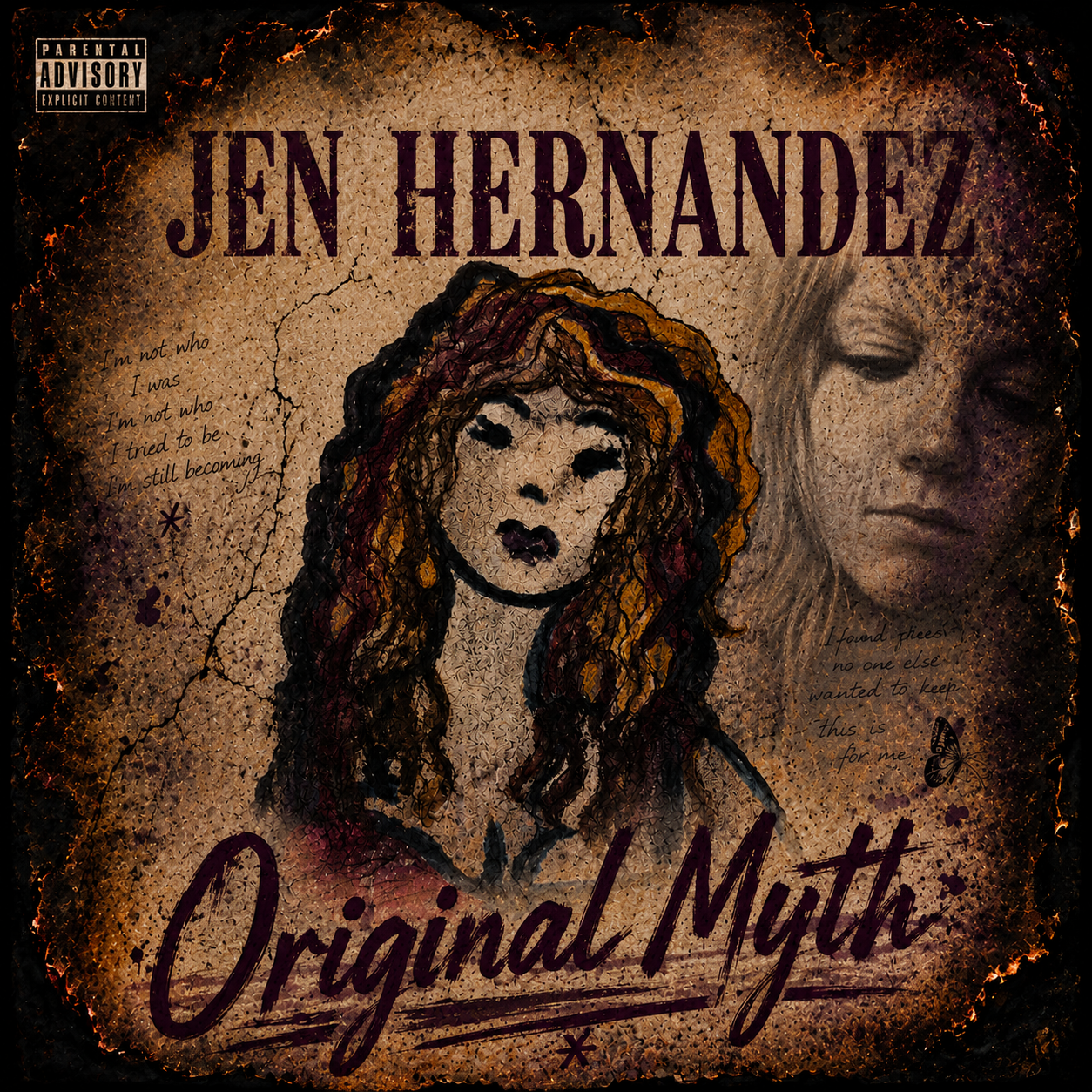 Original Myth album cover by Jen Hernandez