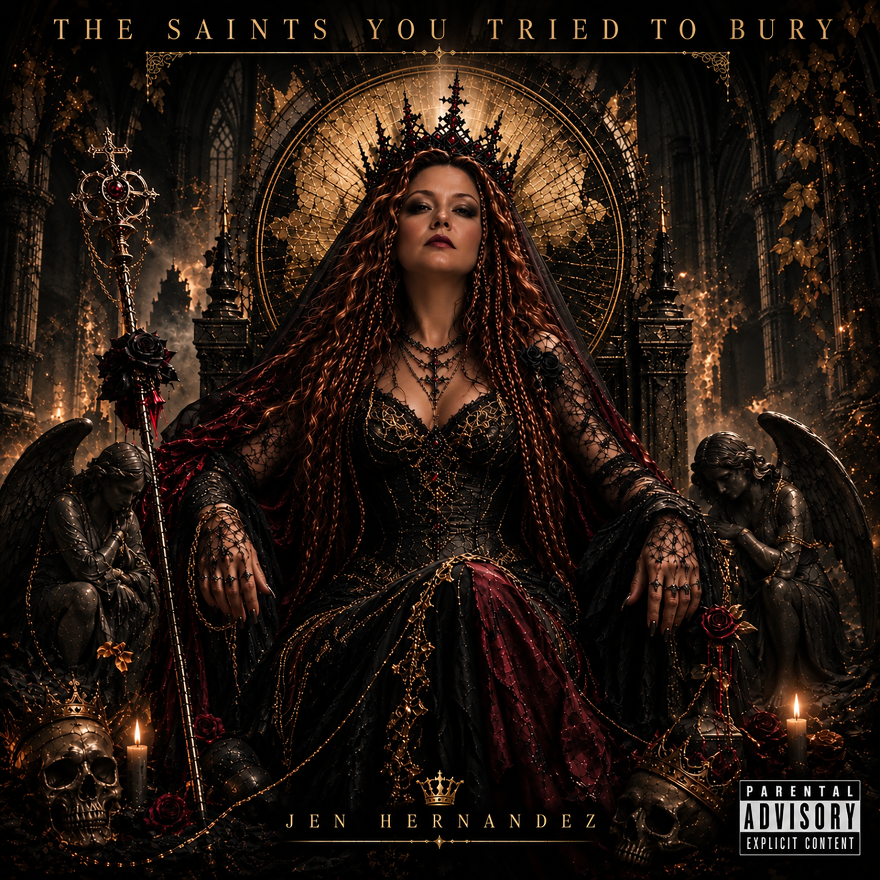 The Saints You Tried to Bury album artwork by Jen Hernandez